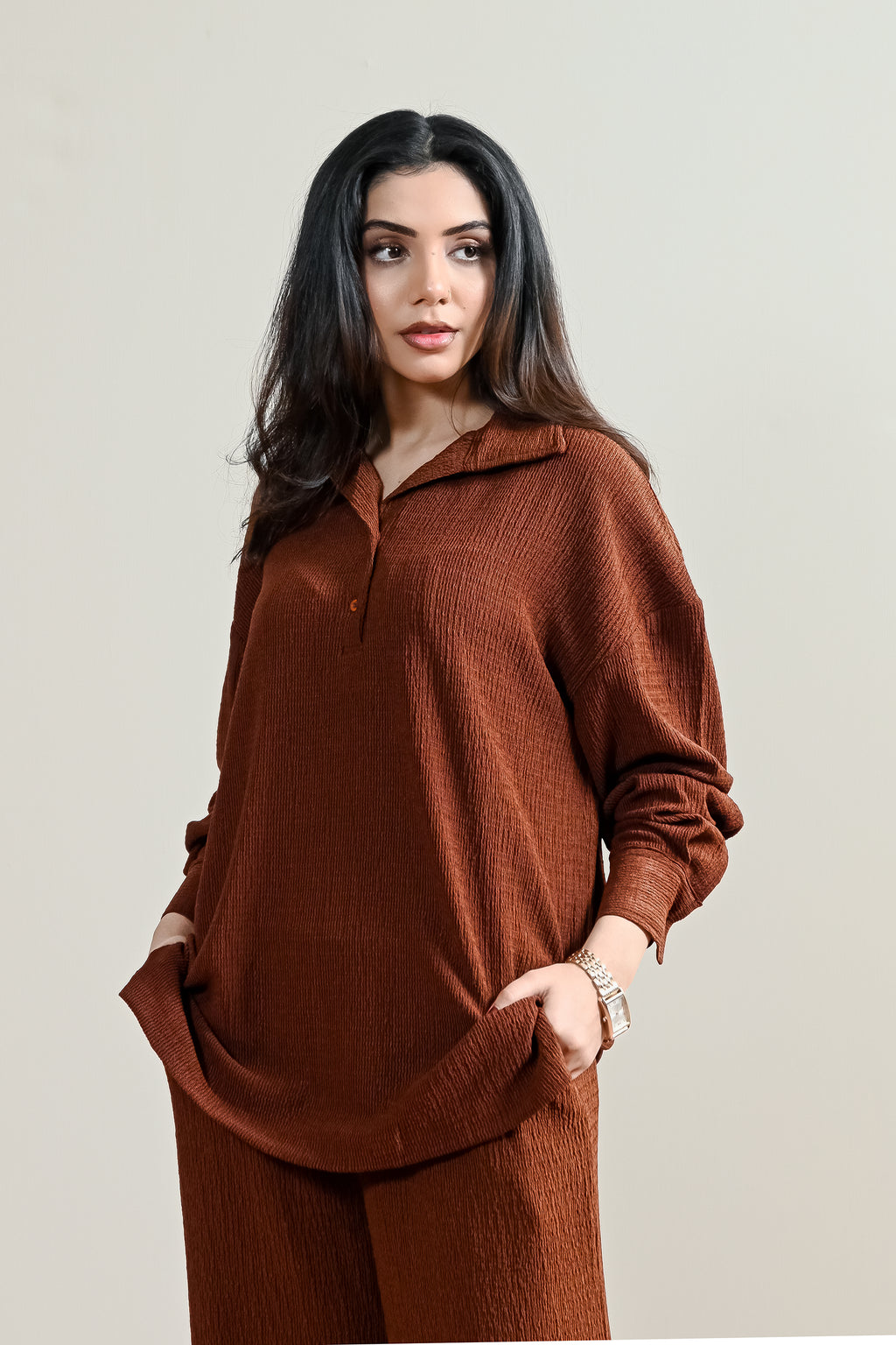 Textured Pullover Shirt (WCS-07)