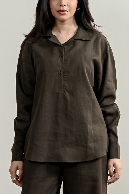 Olive green Top for Women