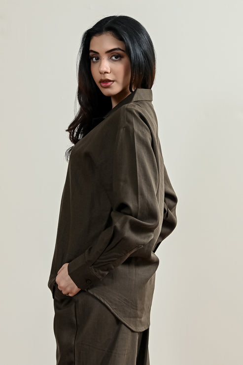 Olive green Top for Women