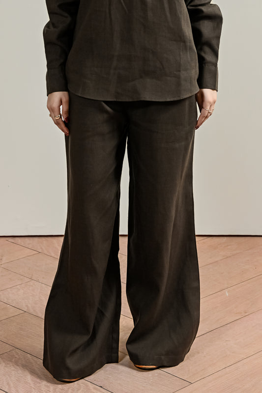 Flared Linen Trouser (WRT-04)