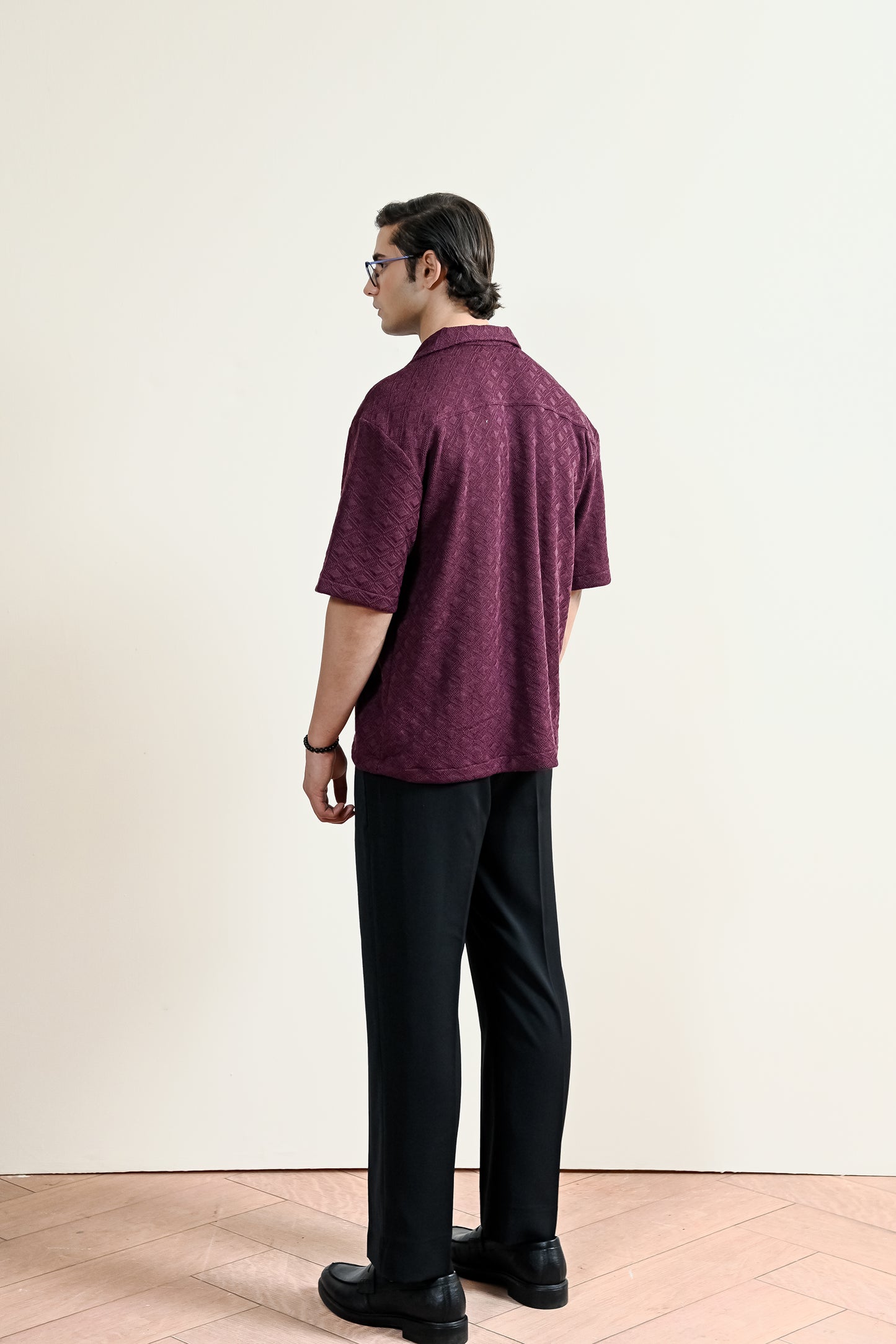 Jacquard Cuban Shirt (MCS-25)