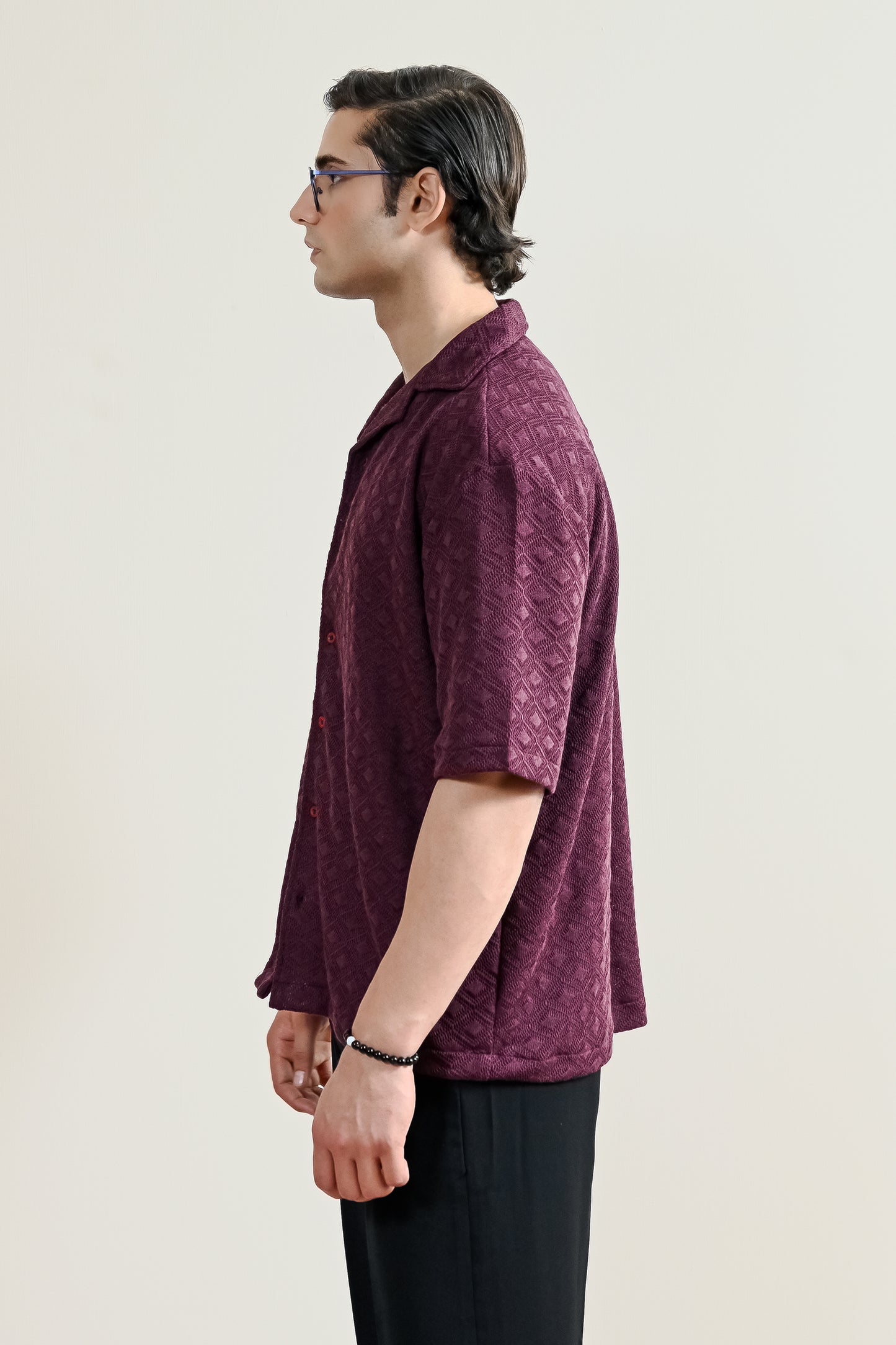 Jacquard Cuban Shirt (MCS-25)