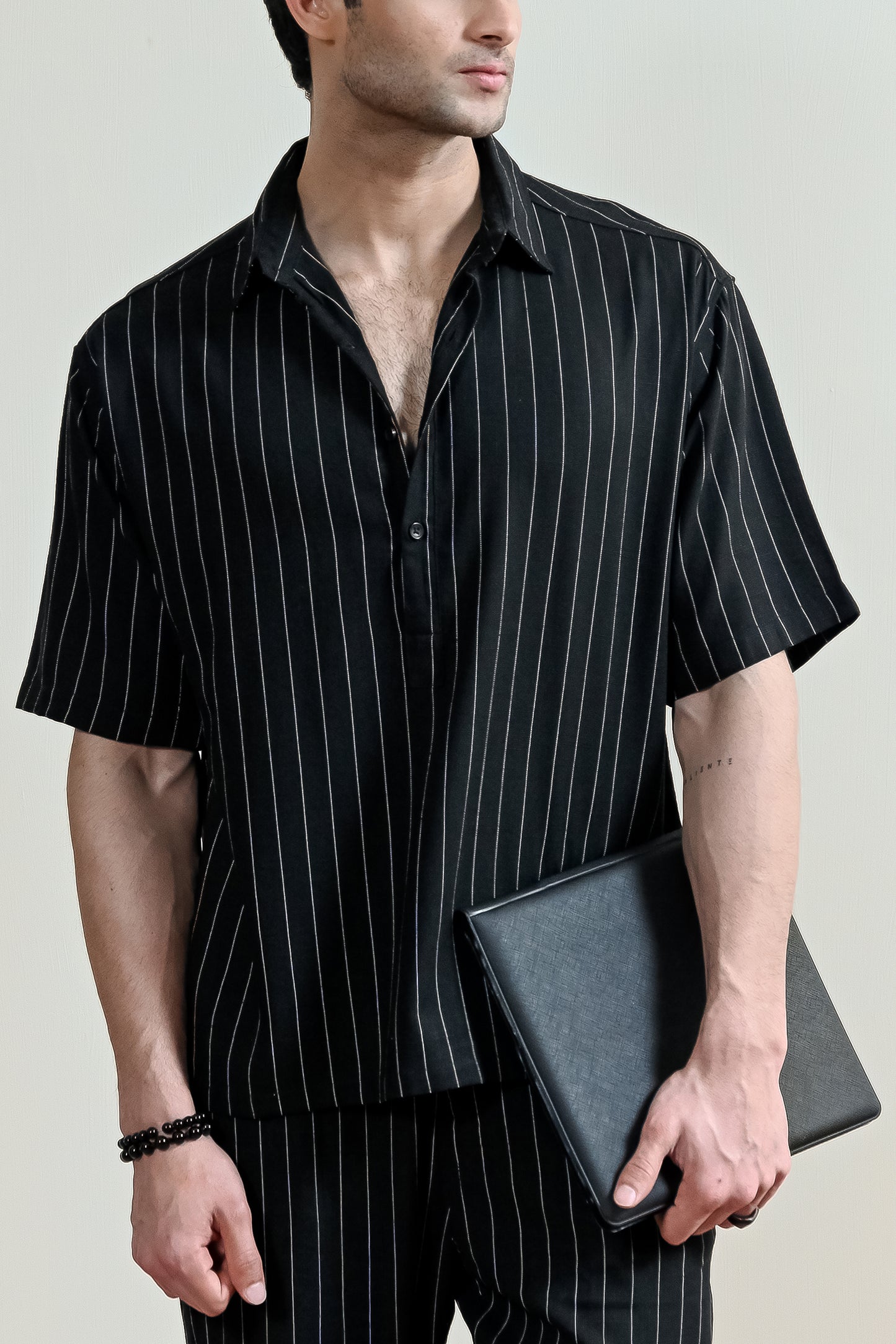 Striped Linen Shirt (MCS-23)