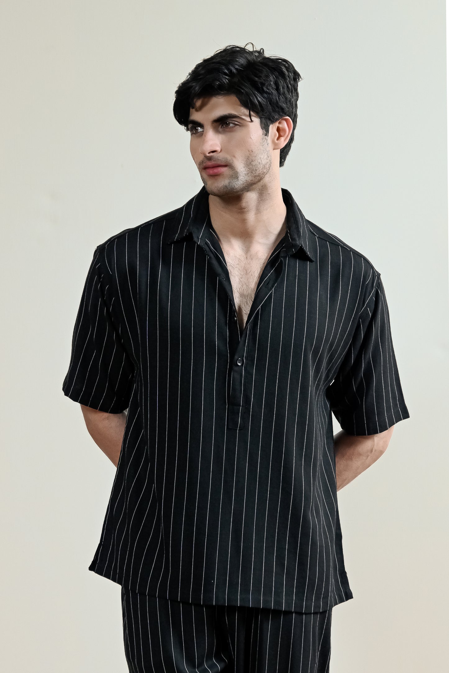 Striped Linen Shirt (MCS-23)