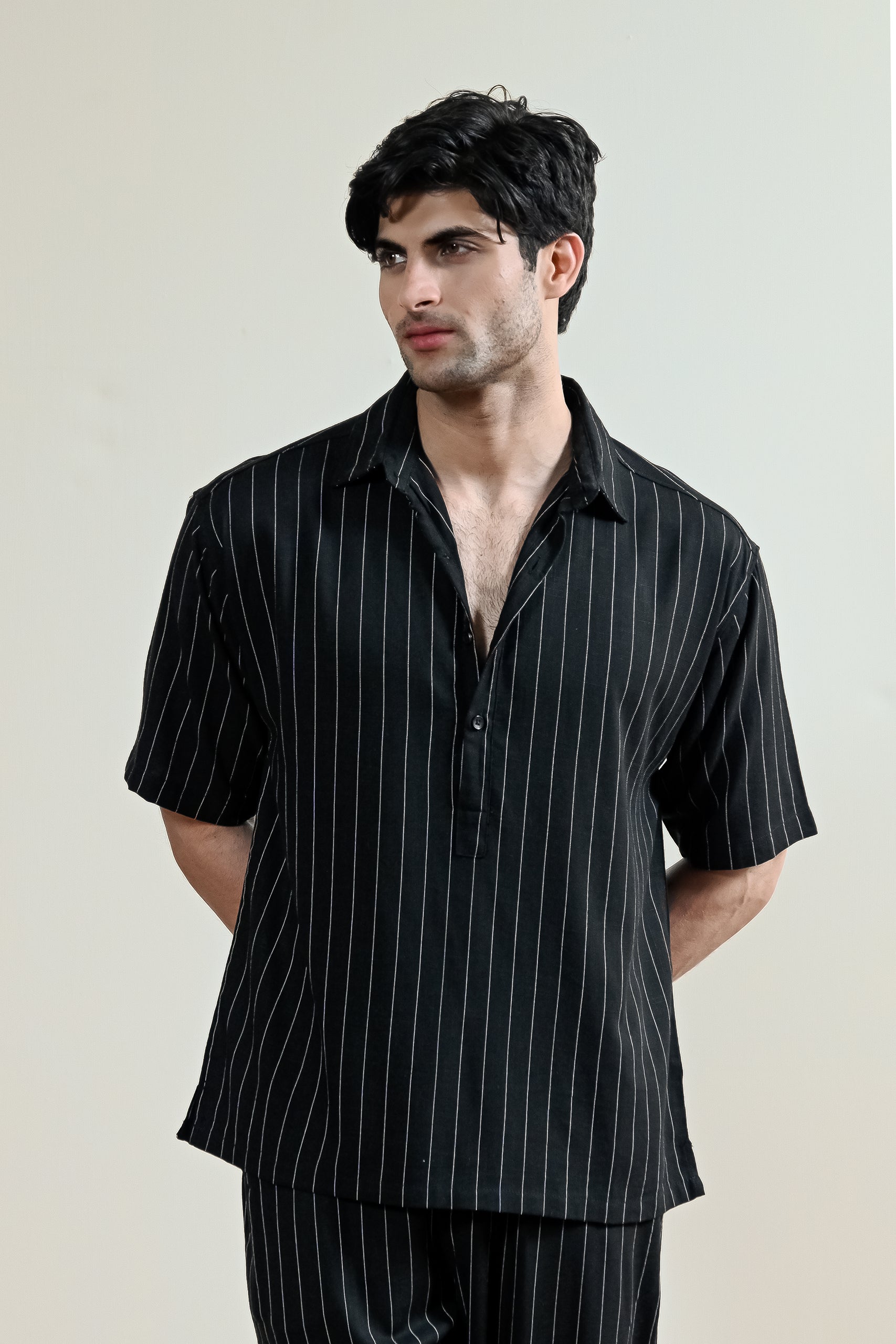 Striped Linen Shirt (MCS-23)