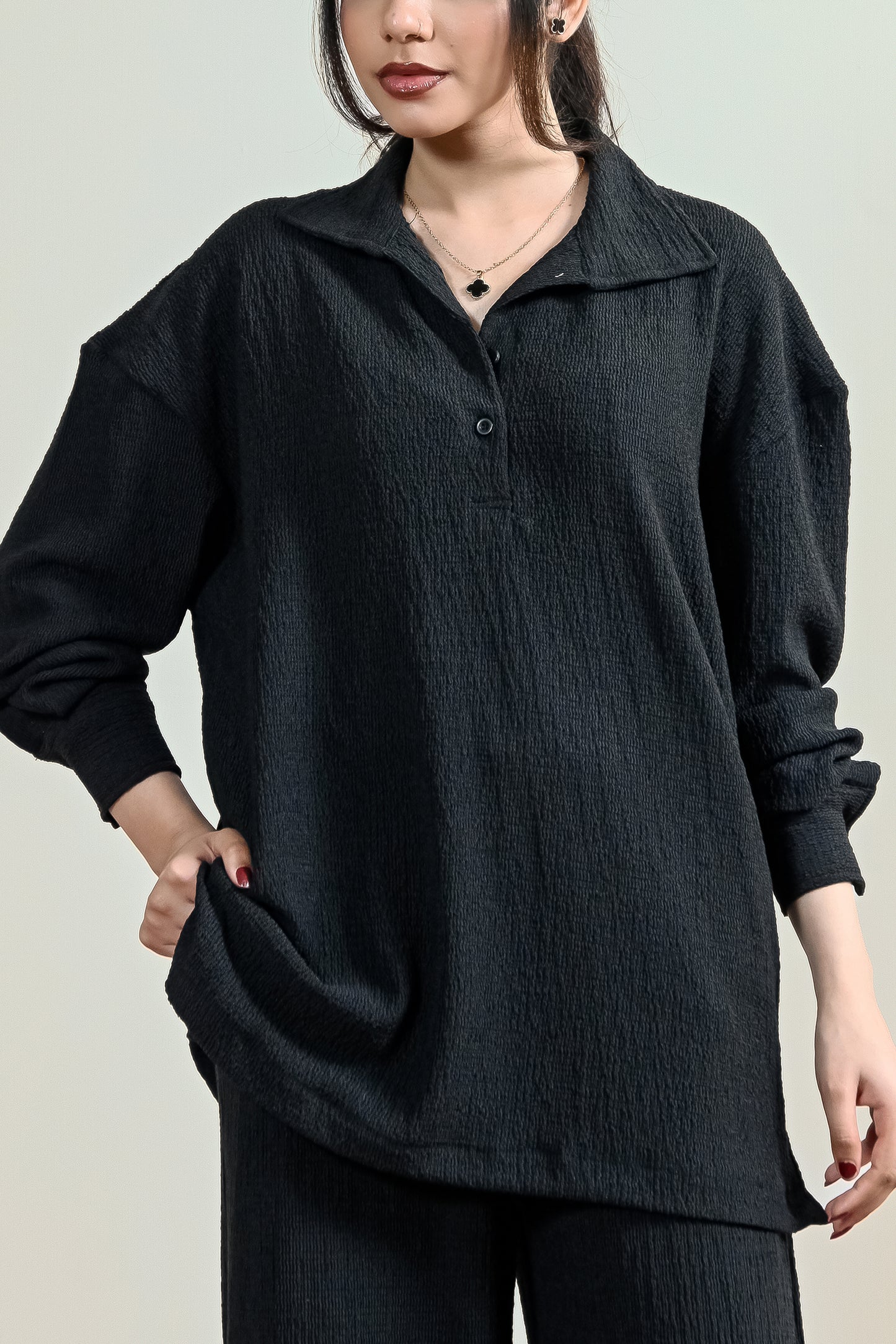 Textured Pullover Shirt (WCS-06)