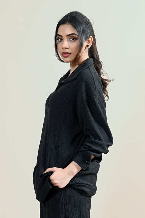 Charcoal black Top for Women