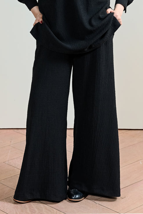 Charcoal black Trousers for Women