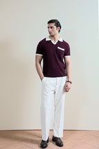 Waffle Knit Polo Shirt (MKP-14)