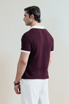 Waffle Knit Polo Shirt (MKP-14)