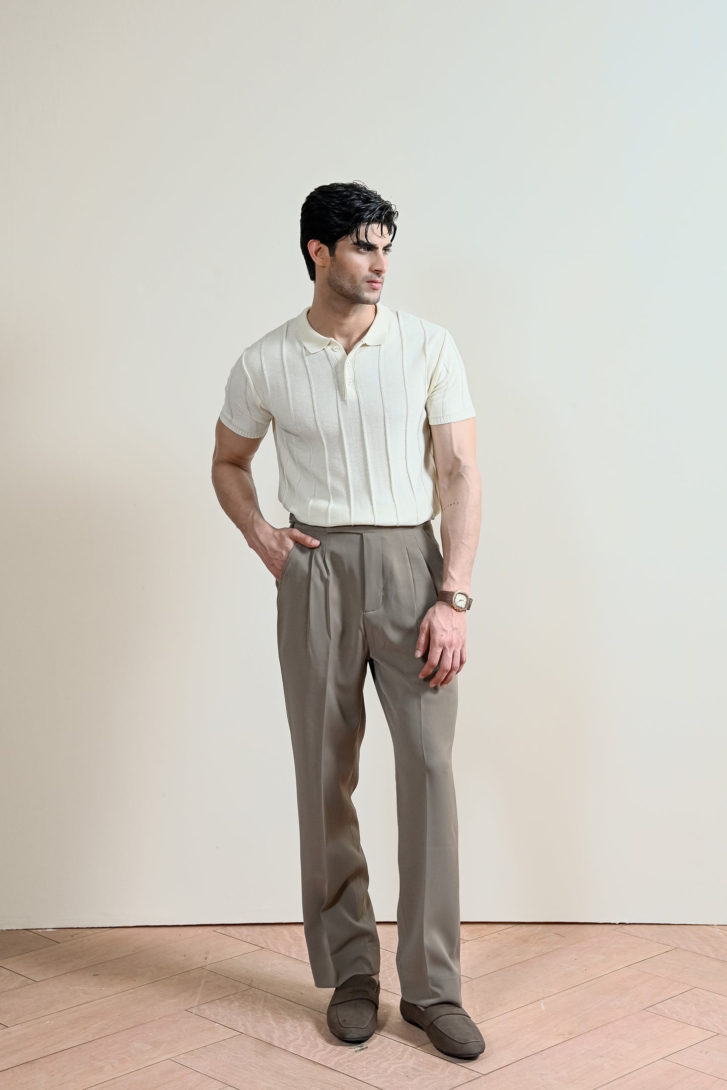 Pintex Knit Polo Shirt (MKP-02)