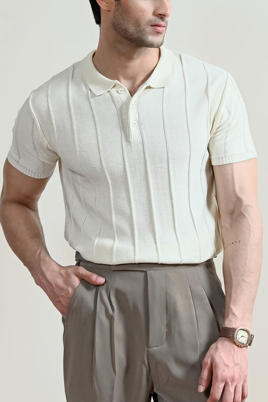 Pintex Knit Polo Shirt (MKP-02)