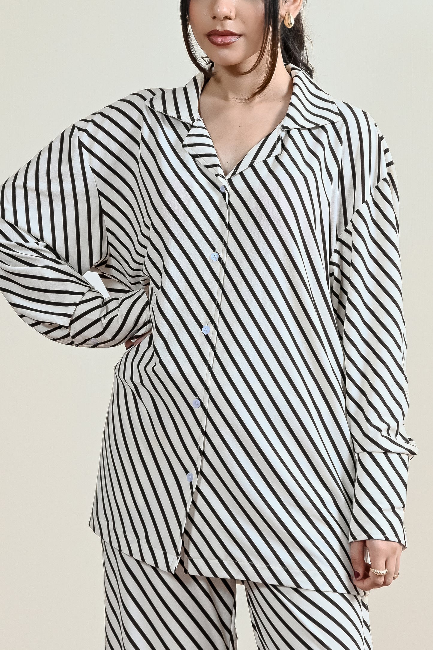 Striped Linen Shirt (WCS-09)