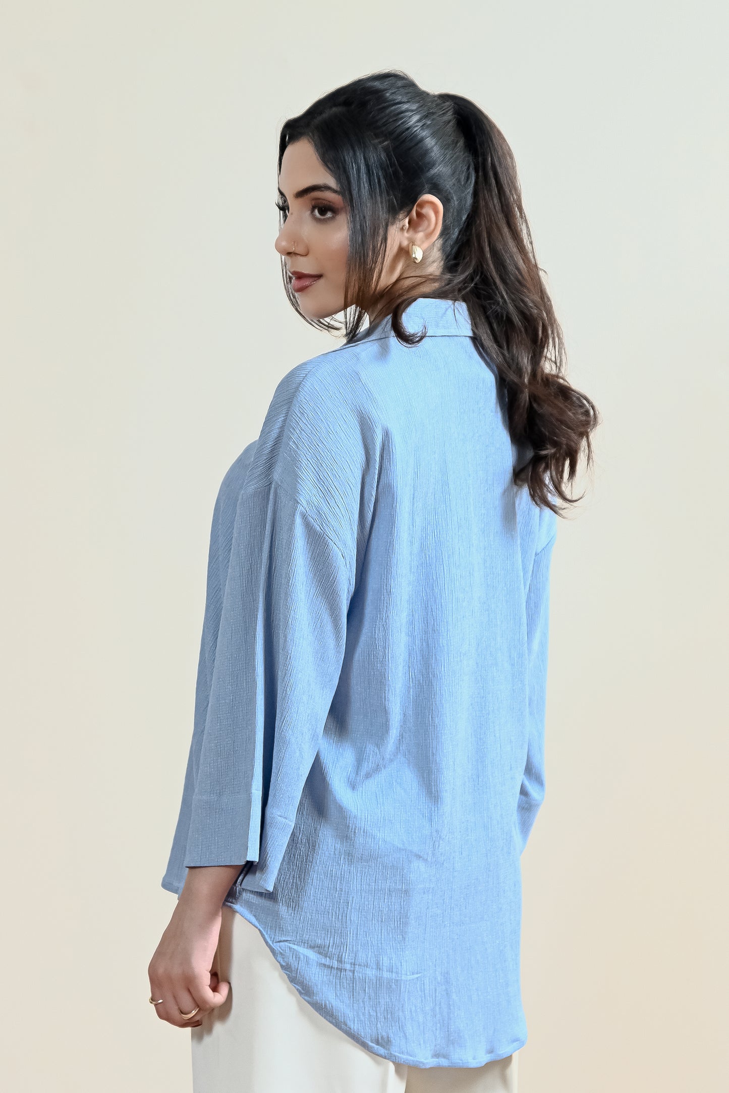 Elara Textured Knit Shirt (WCS-08)