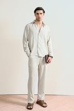 Pinstripe Linen Shirt (MCS-21)