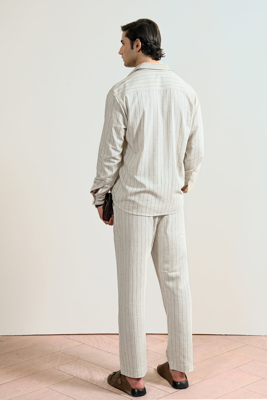 Pinstripe Linen Shirt (MCS-21)