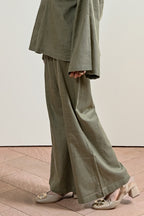 Flared Linen Trouser (WRT-02)