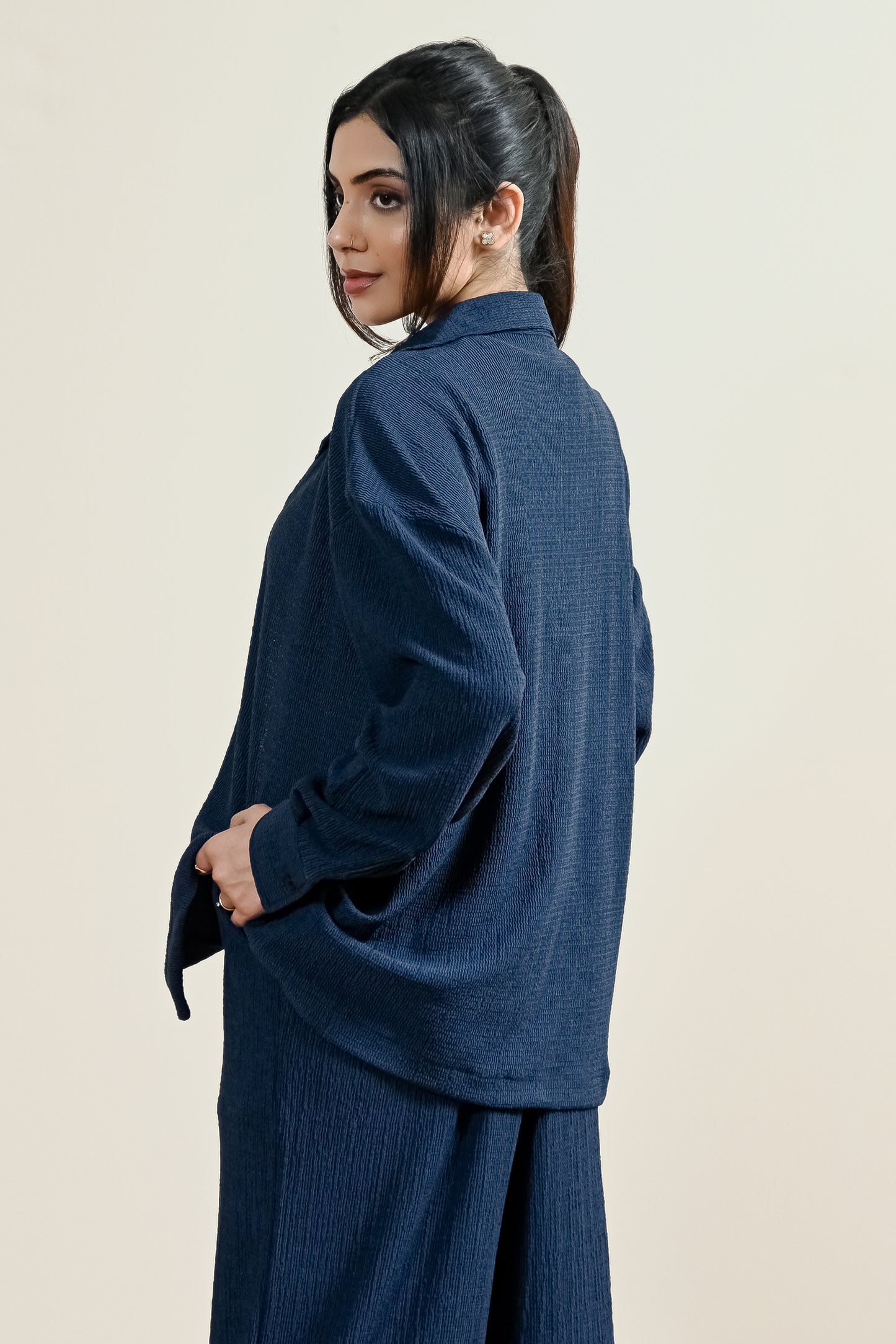 Relaxed Textured Cuban Shirt (WCS-03)