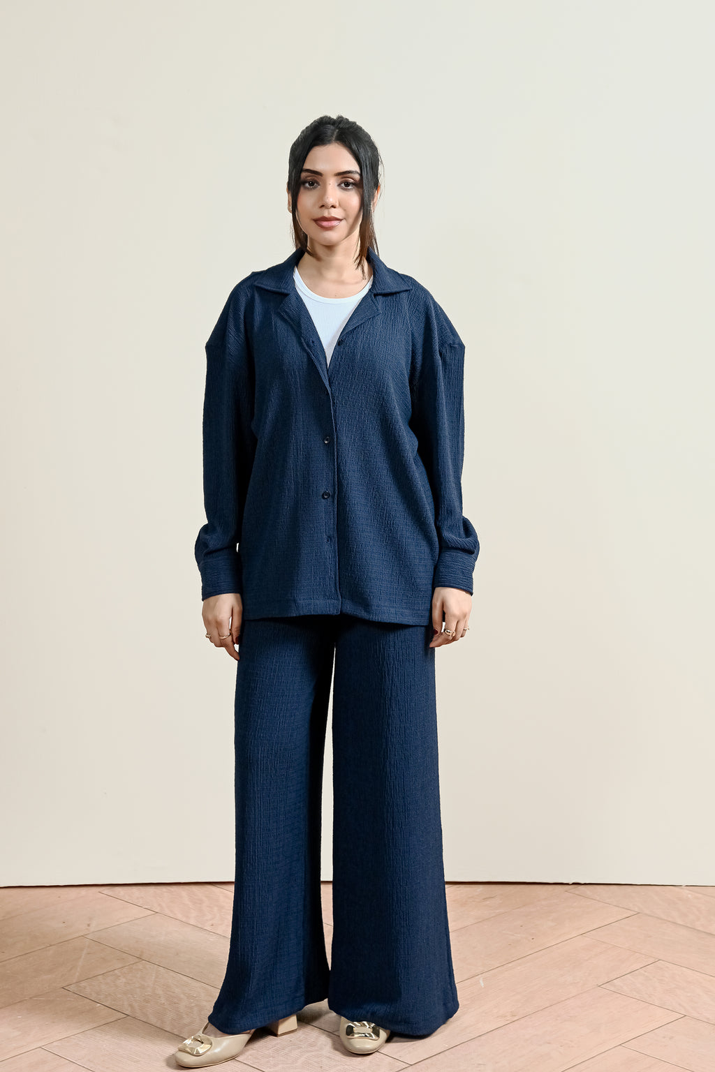 Relaxed Textured Cuban Shirt (WCS-03)