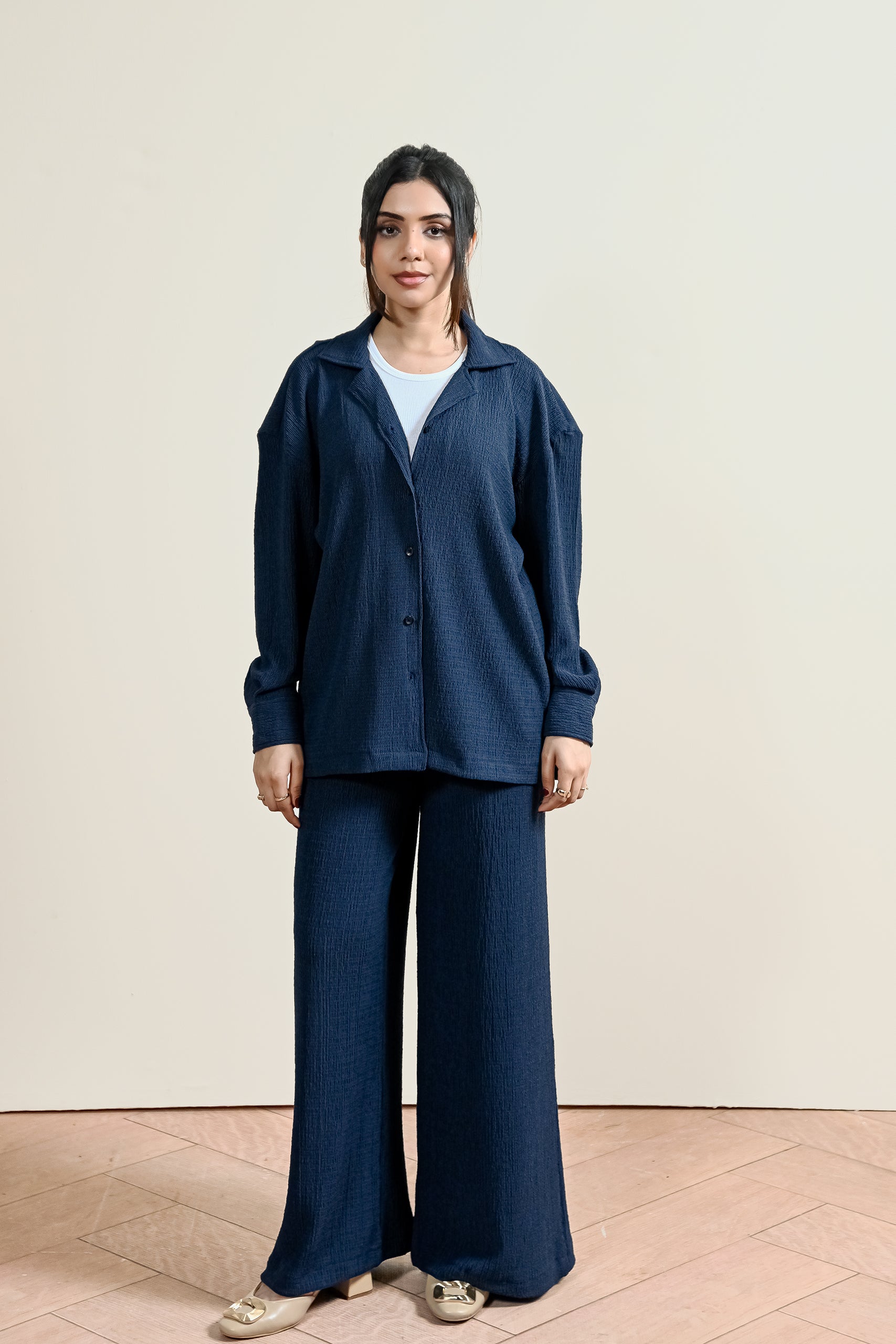 Relaxed Textured Cuban Shirt (WCS-03)