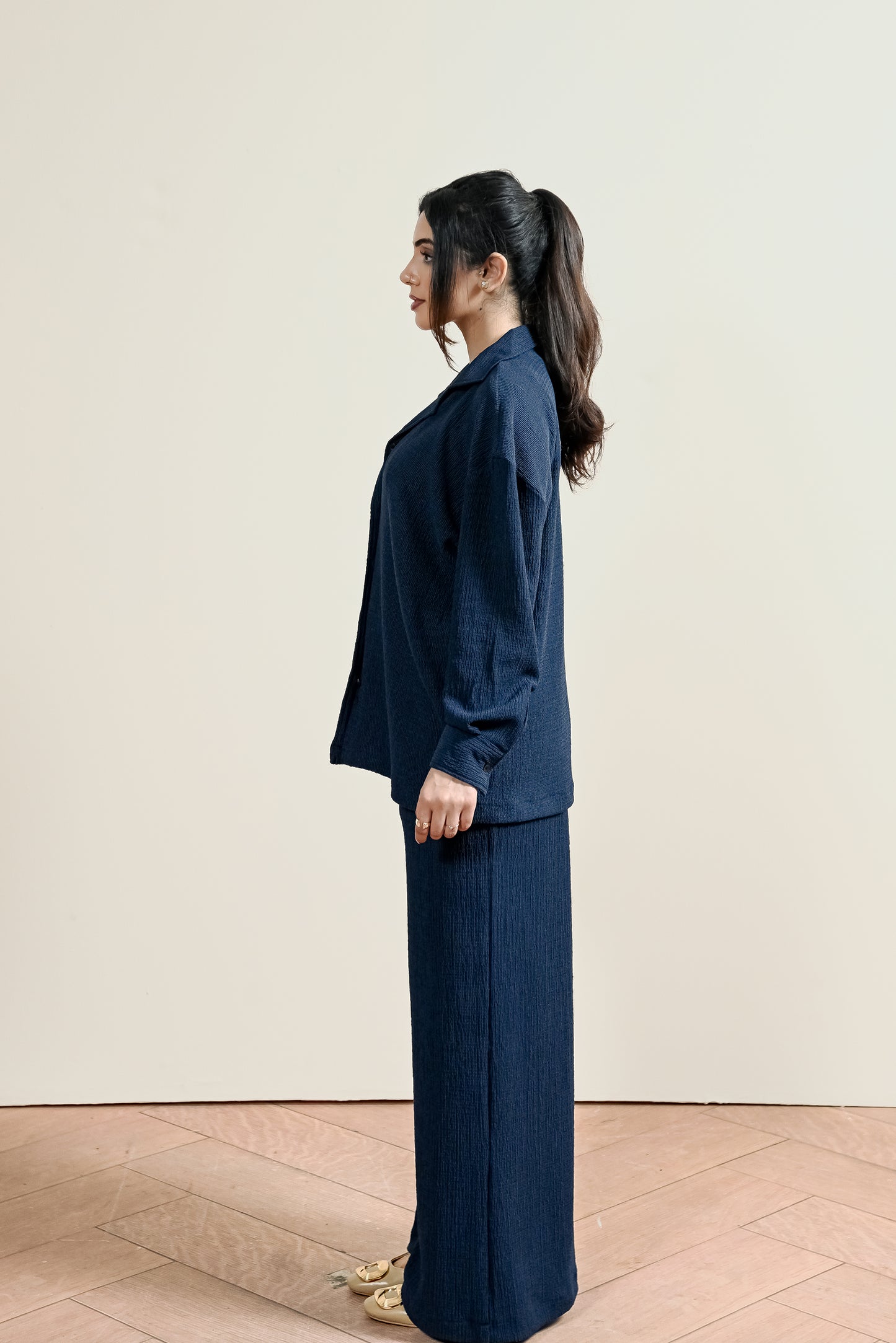 Relaxed Textured Cuban Shirt (WCS-03)