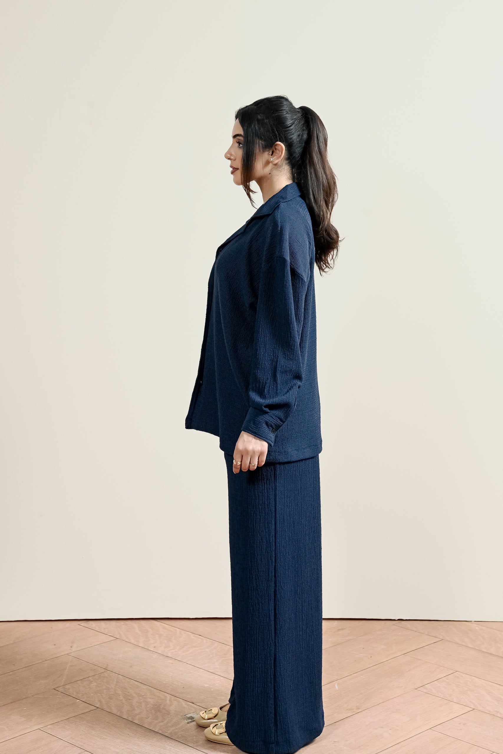Relaxed Textured Cuban Shirt (WCS-03)