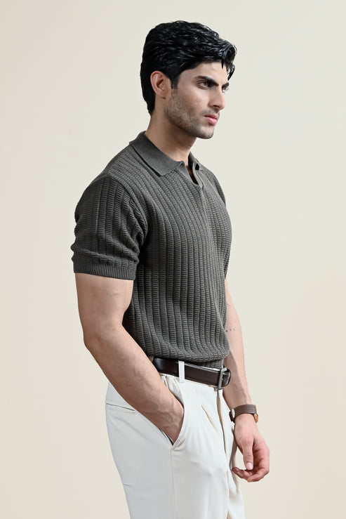 Slate grey Polo Shirt for Men