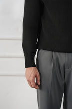 Quarter Zip Knit Sweater (MKZ-05)