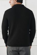 Quarter Zip Knit Sweater (MKZ-05)
