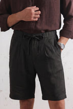 Tailored Linen Shorts