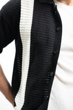Crochet Knitted Button Down Shirt (KBD-05)