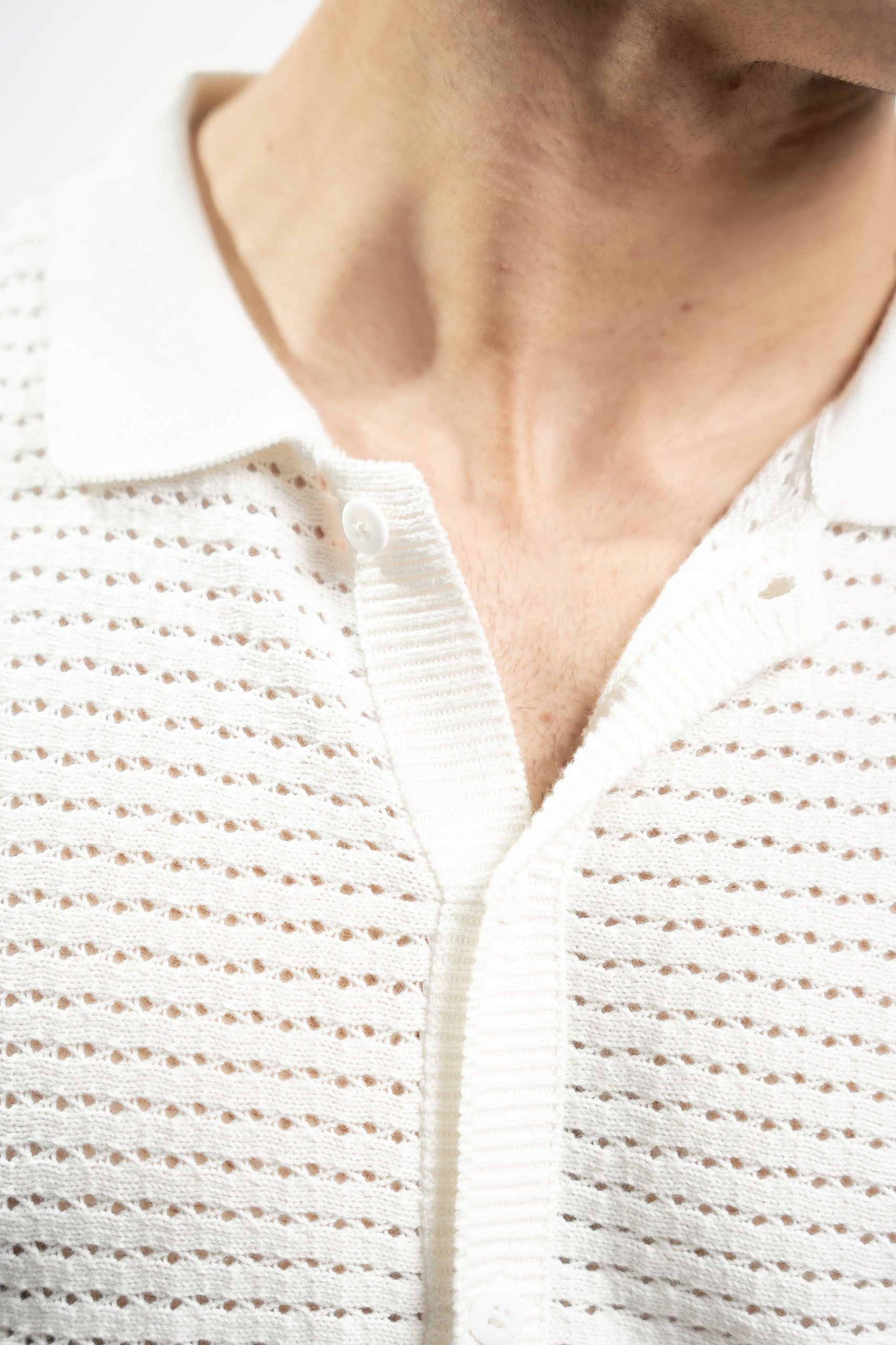Crochet Knitted Button Down Shirt (KBD-04)