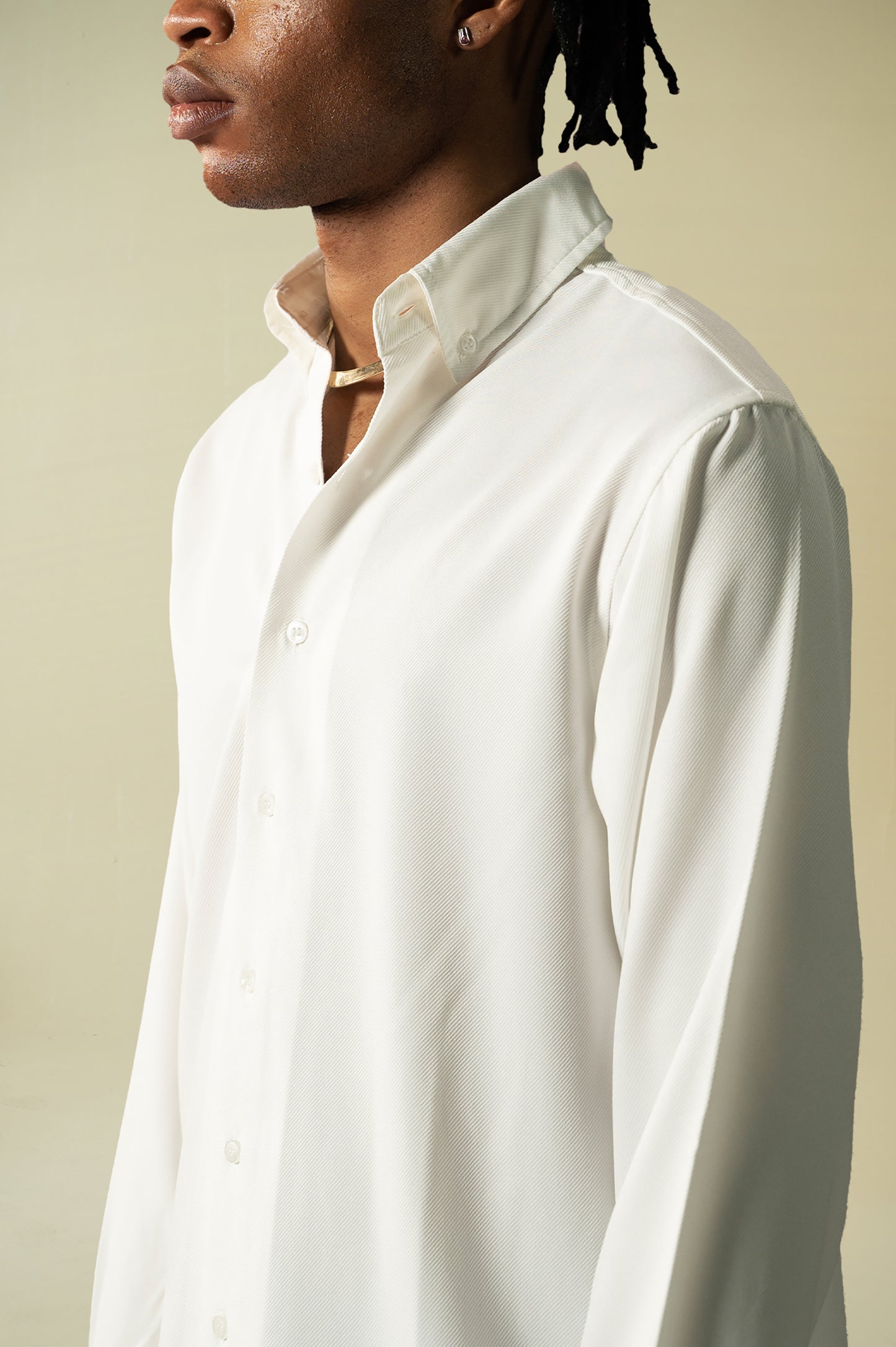 Textured Button Down Shirt - Full Sleeve (MDS-08)