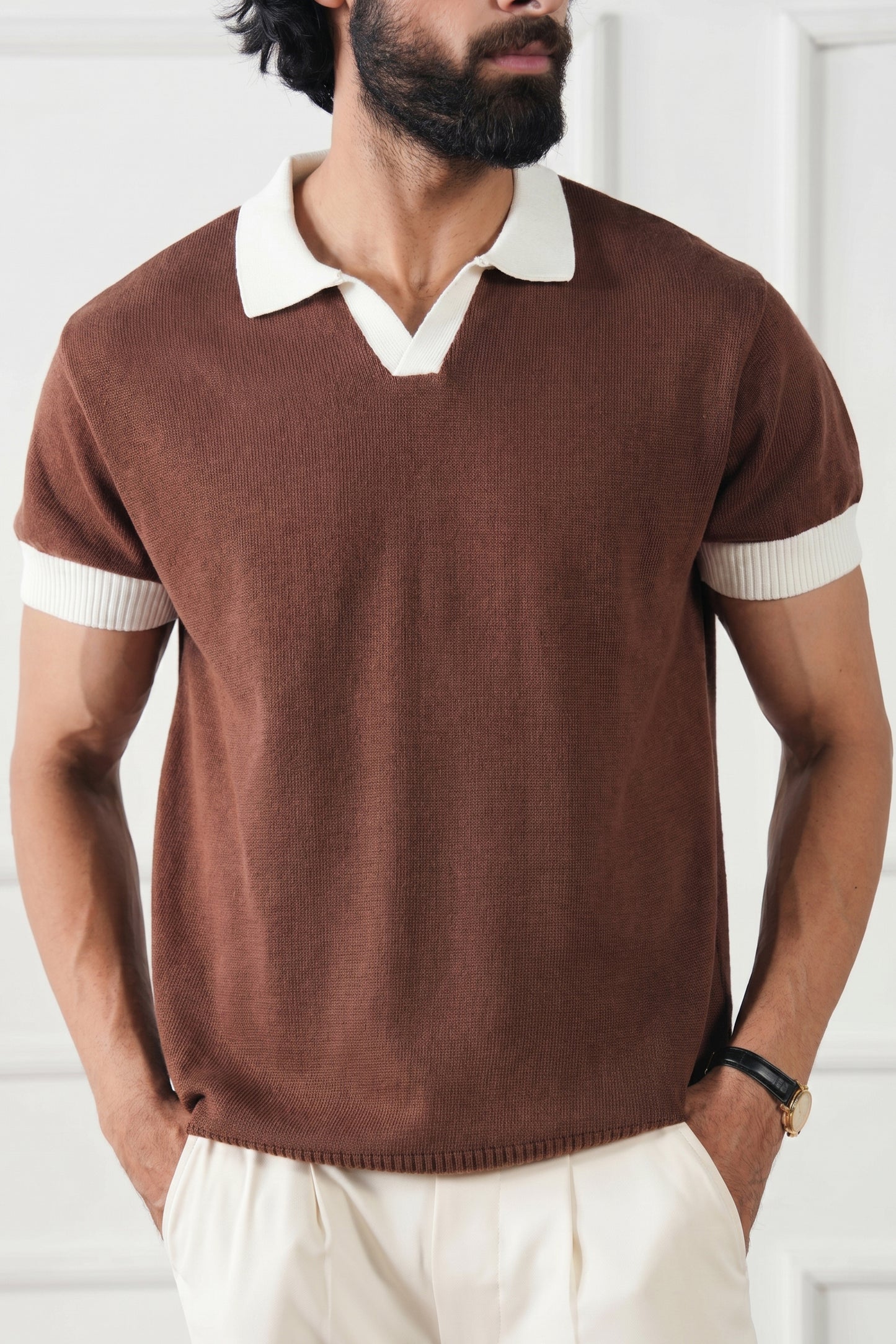 Fine Knit Polo Shirt (MKP-17)