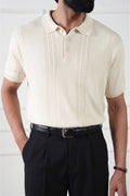 Cable Knit Polo Shirt (MKP-07)
