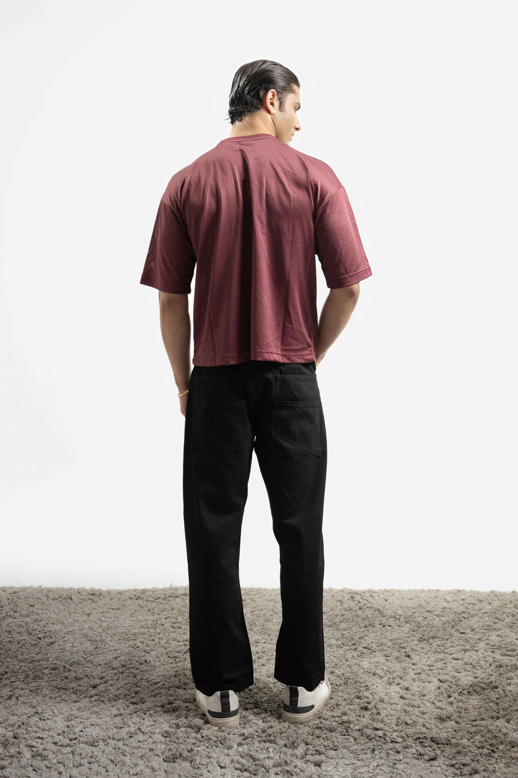 Mustangs Redwine Mesh Oversized Tee