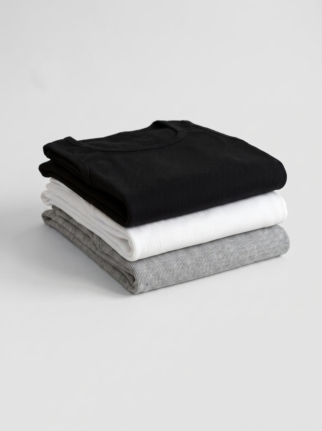 Ribbed Vest — Pack of 3