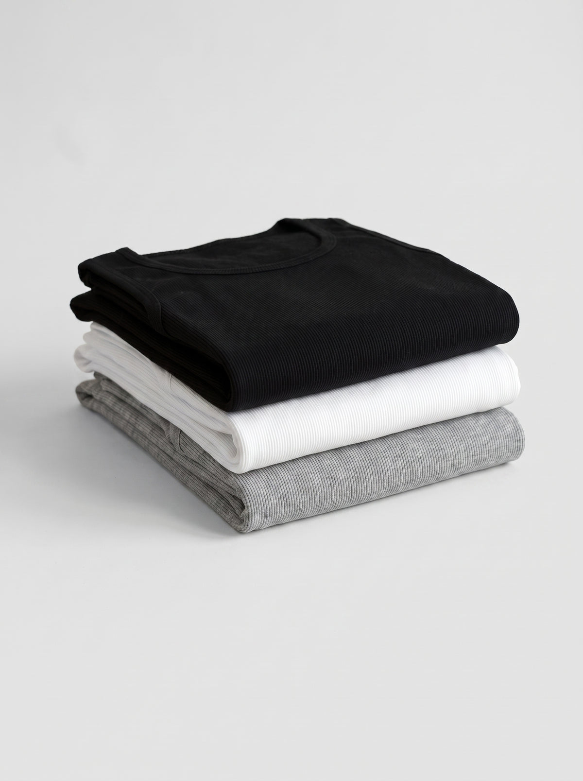 Ribbed Vests - Pack of 3