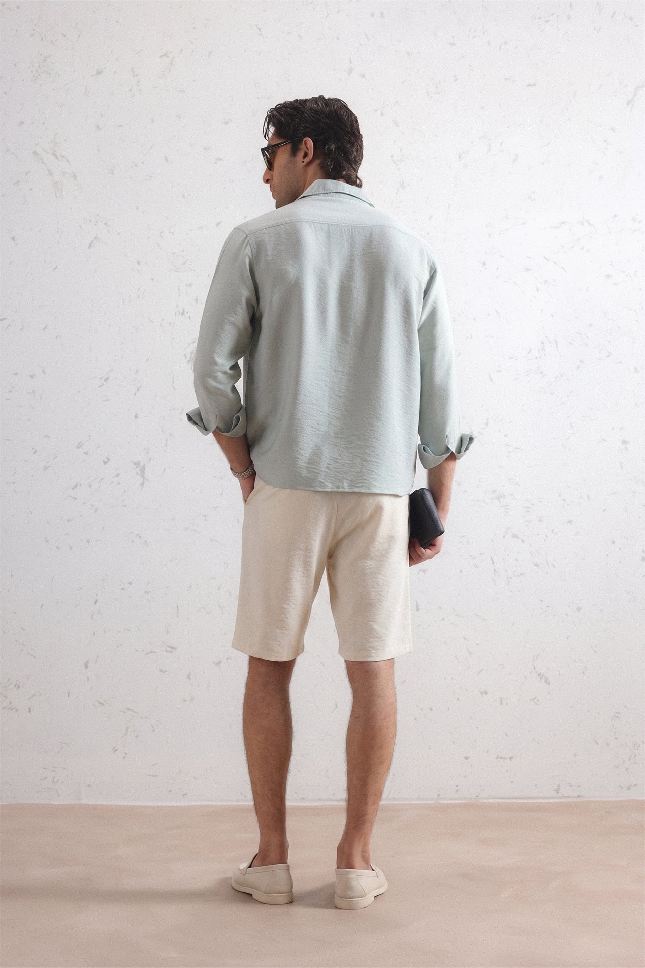 Tailored Linen Shorts