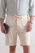 Tailored Linen Shorts