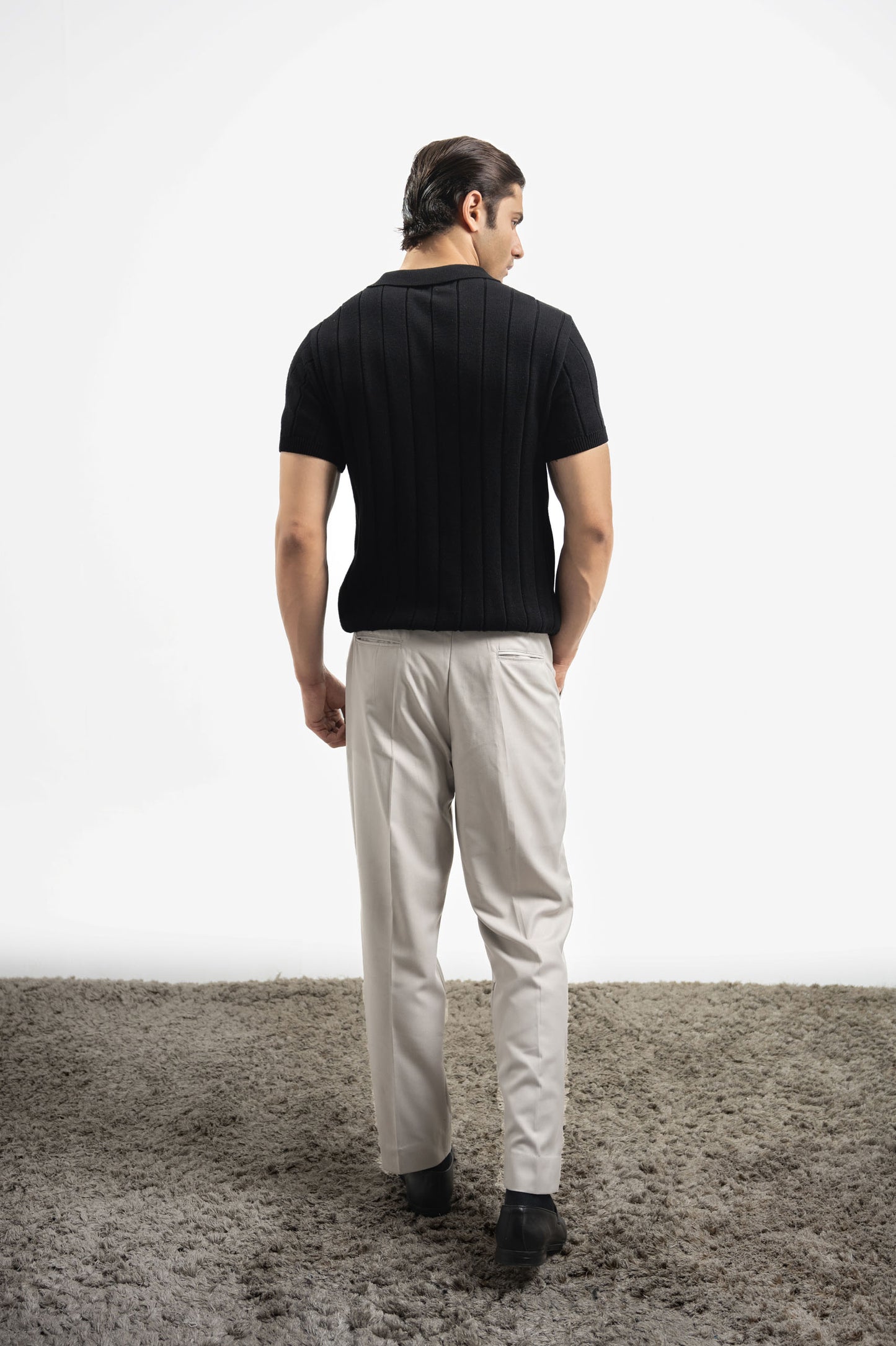 Pleated Gurkha Pant - Grey