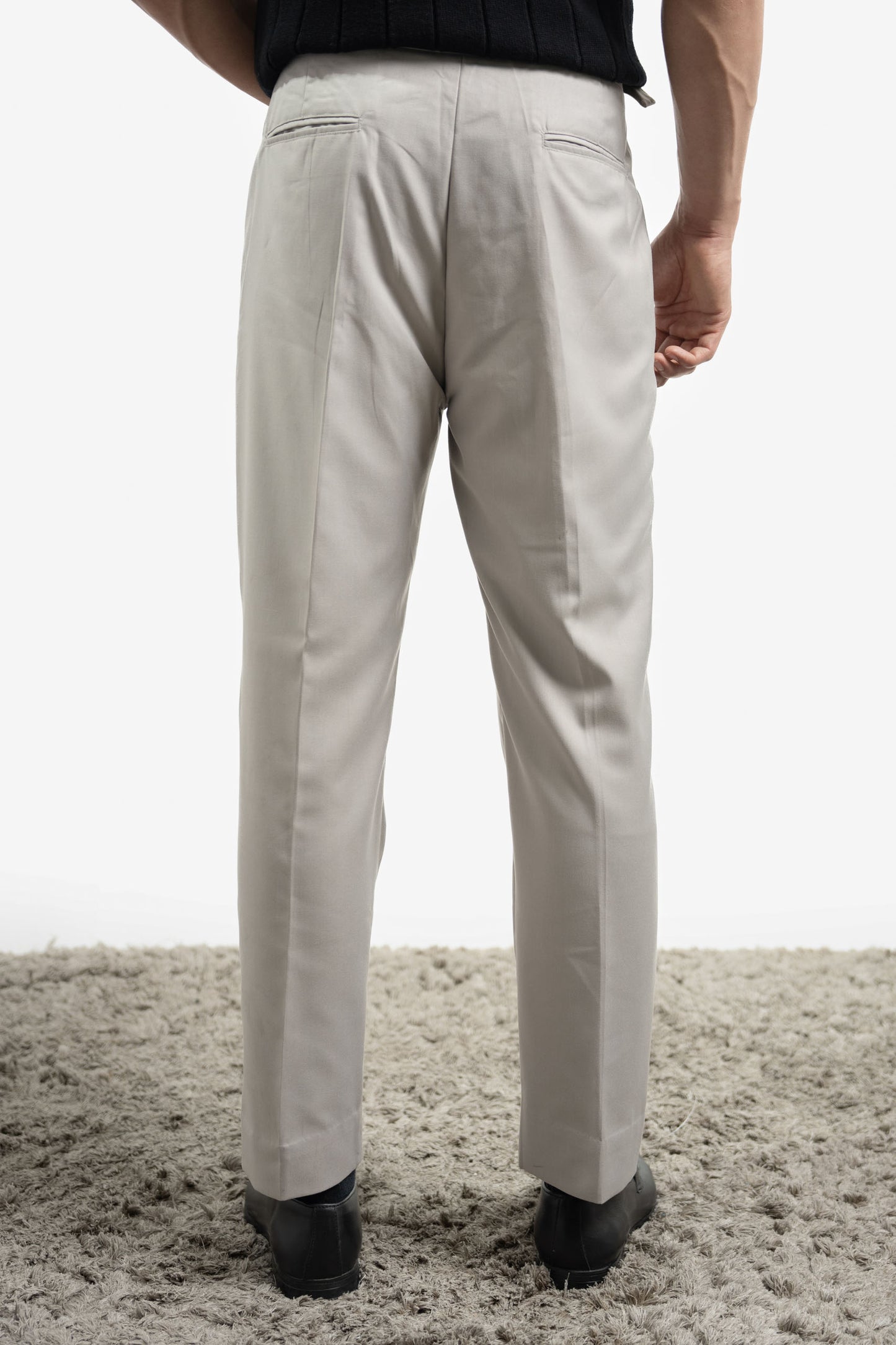 Pleated Gurkha Pant - Grey