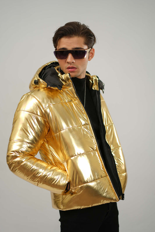 Golden Puffer Jacket